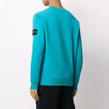 STONE ISLAND Garment Dyed Crew Sweat