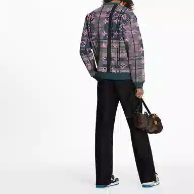 Louis Vuitton Pullover Sweatshirt Men's Dark Green