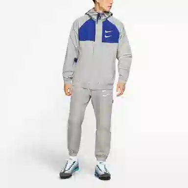 Nike Swoosh Hoodie Grey