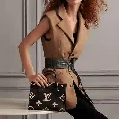 Louis Vuitton Onthego Black/Beige