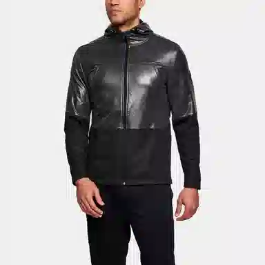 Under Armour Hybrid Windbreaker Jacket Black