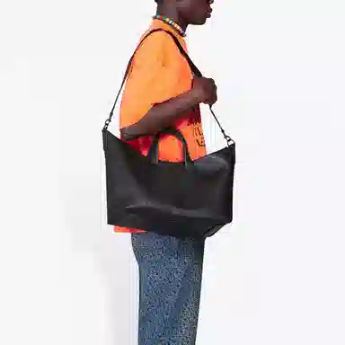 Balenciaga Multilingual Print T-Shirt Orange