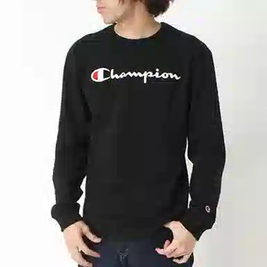 Champion Jsy LS Tee Black