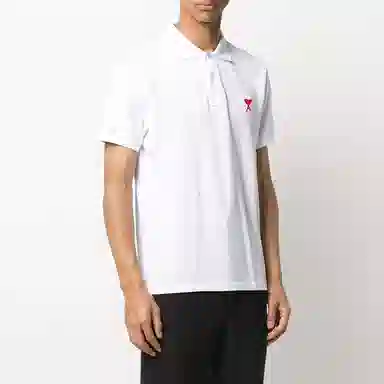 AMIPARIS Polo Shirt White