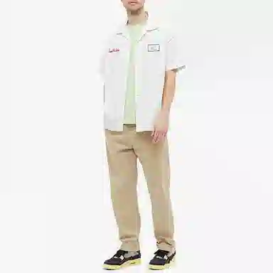 Jordan x Union Embroidered Logo Cuban Collar Shirt