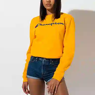 Champion Knit T-shirt Yellow