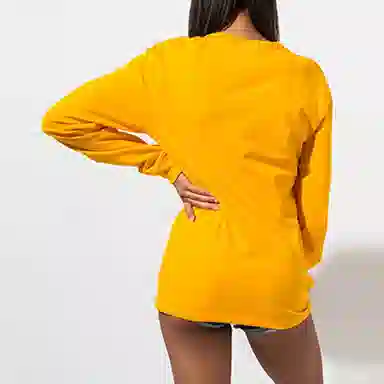 Champion Knit T-shirt Yellow