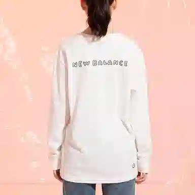 New Balance x zero per zero Printed Crewneck Sweatshirt White