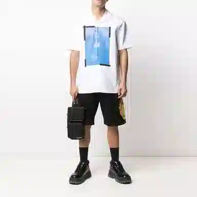 OFF-WHITE SS21 Logo Short Sleeve Shirt White