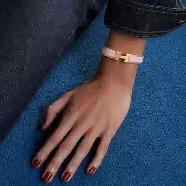 Hermes Clic H Bracelet Silver