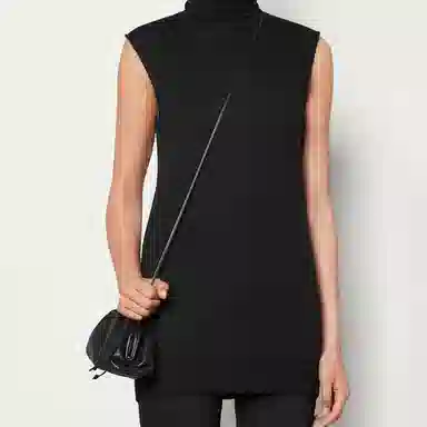 Bottega Veneta Mini Shoulder Clutch Black