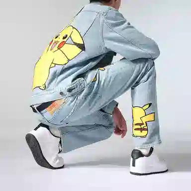 Levis x Pokémon Pikachu Embroidered Denim Jacket