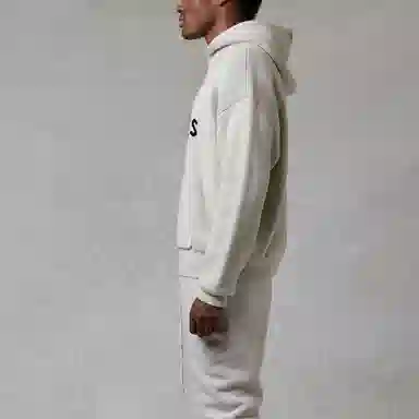 Fear of God Essentials FW20 Knit Hoodie Oatmeal