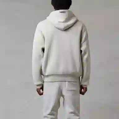 Fear of God Essentials FW20 Knit Hoodie Oatmeal