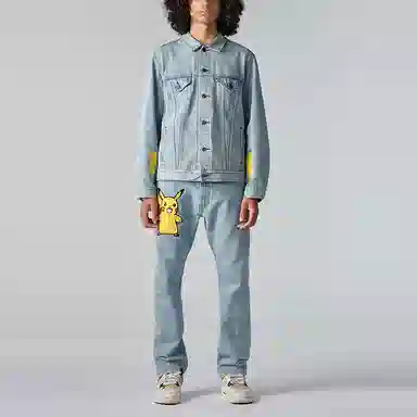 Levis x Pokémon Pikachu Embroidered Denim Jacket