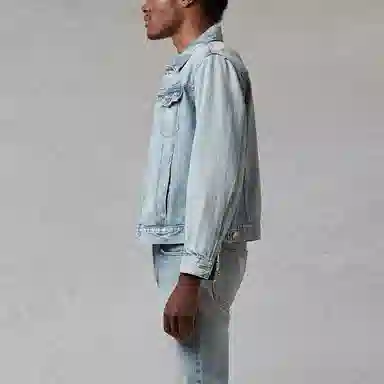 Fear of God Essentials FW20 Indigo Denim Trucker Jacket