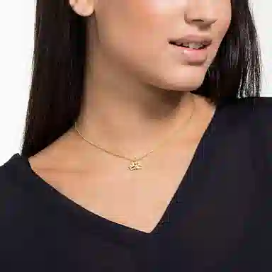 Swarovski Bee A Queen Necklace Rose Gold