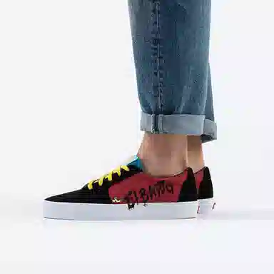 Vans x The Simpsons SK8 Low Black Red