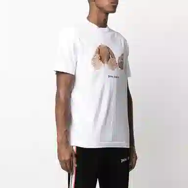 Palm Angels Decapitated Bear T-Shirt White