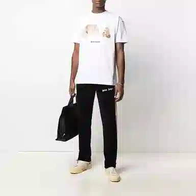 Palm Angels Decapitated Bear T-Shirt White