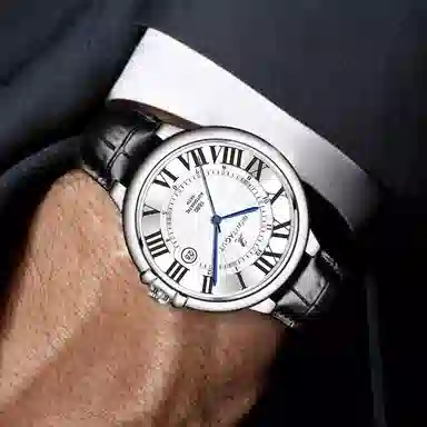 梦特娇 法国巴黎轻奢品牌 男款腕表经典商务简约 手表 金表 学生 爸爸父亲 职场人员 礼袋礼盒装 石英机芯 精钢表带 男女同款 金色表盘