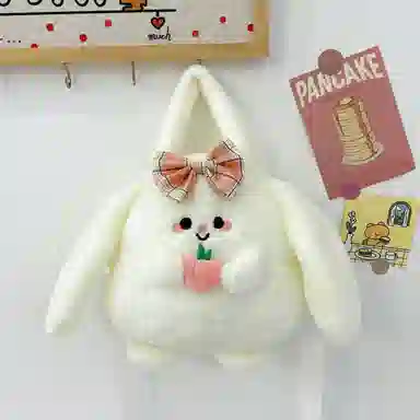 梦童话 可爱卡通毛茸茸小包包 萌宠手机包 玩偶周边