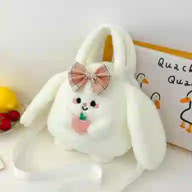 梦童话 可爱卡通毛茸茸小包包 萌宠手机包 玩偶周边