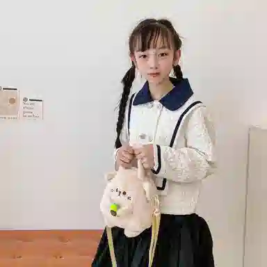 梦童话 可爱卡通毛茸茸小包包 萌宠手机包 玩偶周边