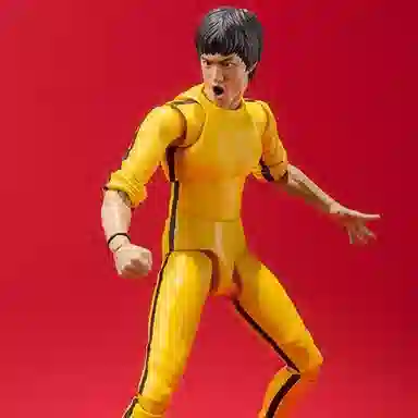 BANDAI Bruce Lee Yellow Tracksuit Action Figure