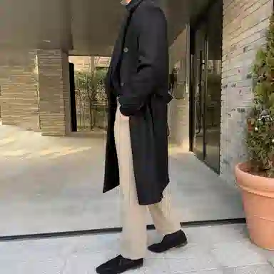 SHANTREE Long Sleeve Coat