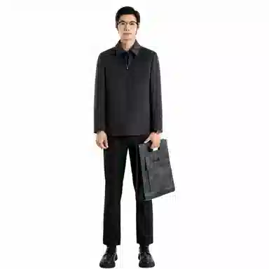 恒源祥 商务翻领休闲夹克外套 男款