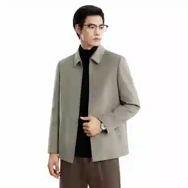 恒源祥 商务翻领休闲夹克外套 男款