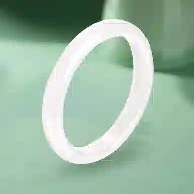 庆大福 白月光系列 新中式国潮风小众个性设计复古精致轻奢高级感招财好运 玉髓 手镯 女款