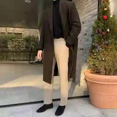 SHANTREE Long Sleeve Coat