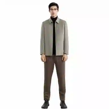 恒源祥 商务翻领休闲夹克外套 男款