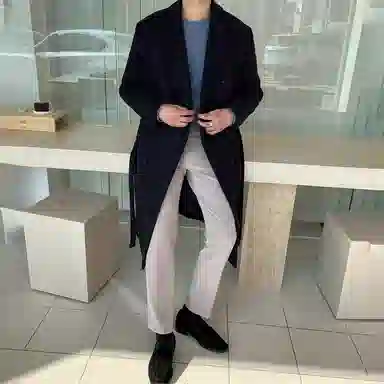 SHANTREE Long Sleeve Coat