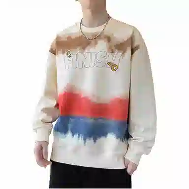 极限涡轮 美式字母厚款通勤百搭时尚卫衣 男女同款