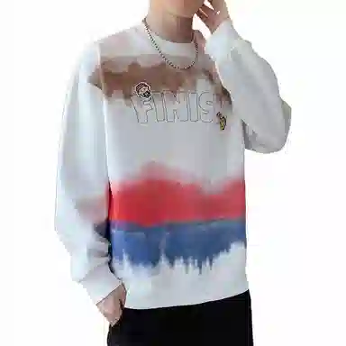 极限涡轮 美式字母厚款通勤百搭时尚卫衣 男女同款