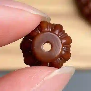 書卓 新复古潮流风 精雕九转莲花 招财鼠 平安纳福  盘玩文玩 #好运 紫金鼠 手串 男女同款情侣款