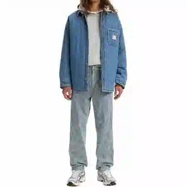 Levis Striped Loose Straight Jeans