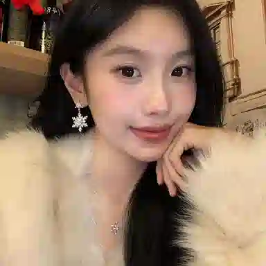 芒果饰品 双雪花流苏 铜 耳环 女款