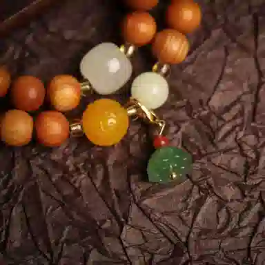 書卓 国风新中式 简约典雅 精品手工双圈原创设计吉祥如意#好运 崖柏 手串 男女同款情侣款