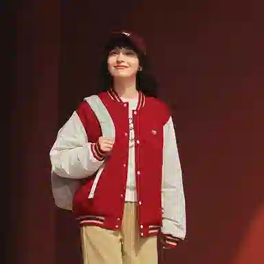 Skechers 2025 New Year Snake Series Red Bomber Jacket