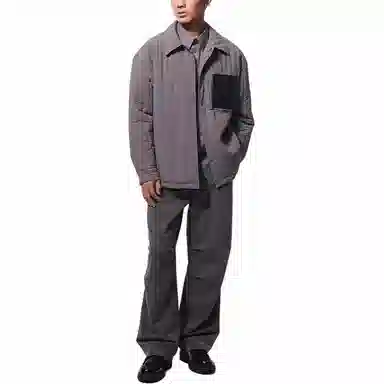 H&M SS25 Loose Fit Casual Pants Dark Grey