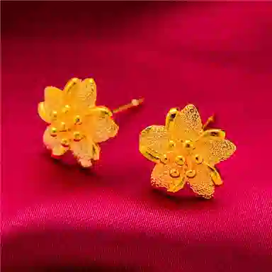 【有钱花】 零界 时尚轻奢优雅大气简约爆闪养耳洞睡觉免摘气质个性精致小巧日常通勤百搭 合金 耳钉 女款