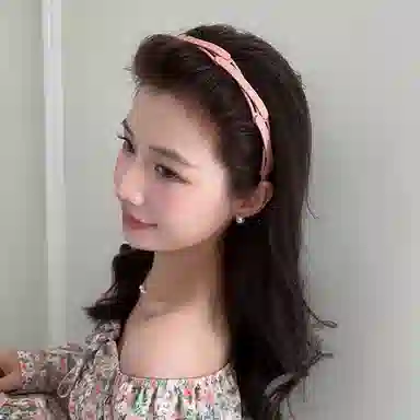 零界 可折叠小巧旅行发卡马卡龙设计感小众百搭通勤头饰 亚克力 发箍 男女同款情侣款