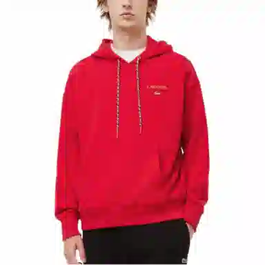 Lacoste SS25 Hoodie Red