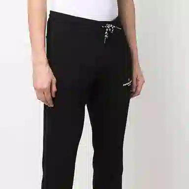 Emporio Armani SS22 Logo Drawstring Sweatpants Black