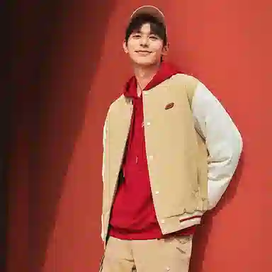 Skechers 2025 New Year Series Bomber Jacket Beige