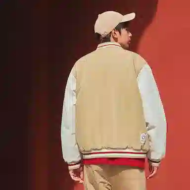 Skechers 2025 New Year Series Bomber Jacket Beige